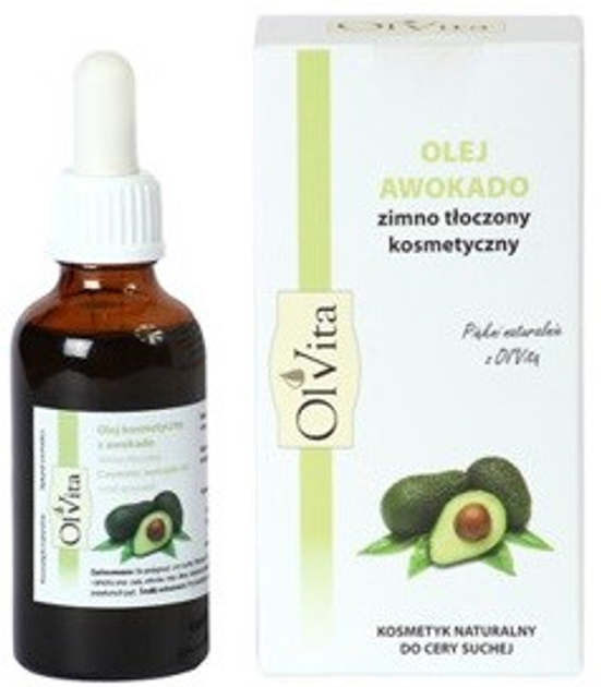 Naturalny olej awokado Olvita 50 ml (5903111707385) - obraz 1