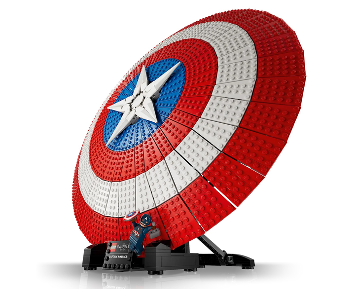 Zestaw klocków LEGO Marvel Tarcza Kapitana Ameryki 3128 elementów (76262) - obraz 3
