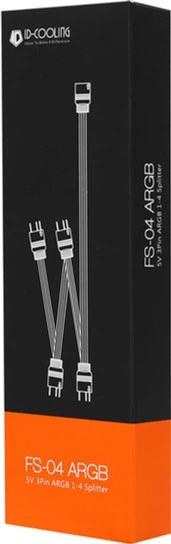Розгалужувач живлення вентиляторів ID-Cooling FS-04 ARGB Splitter 1-4 ...