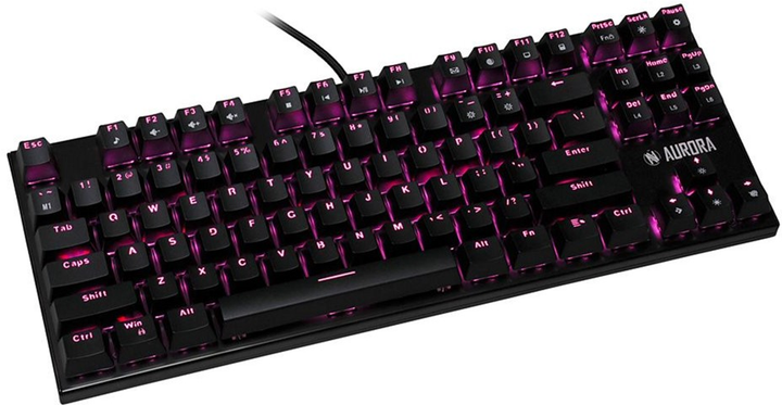Klawiatura przewodowa iBOX Aurora K2-R Blue Switch USB Czarna (IKGMK2R) - obraz 6