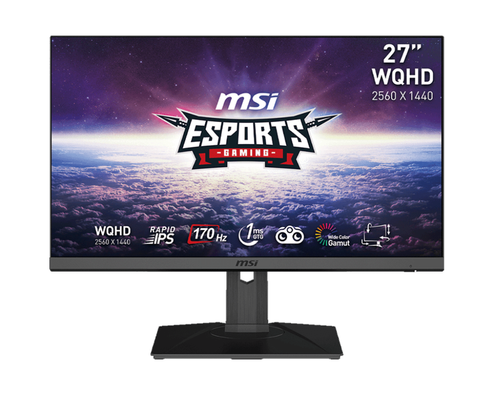 Монитор MSI Gaming G272QPF -- Rapid IPS 1ms GTG / QHD 2K 170Hz / 8