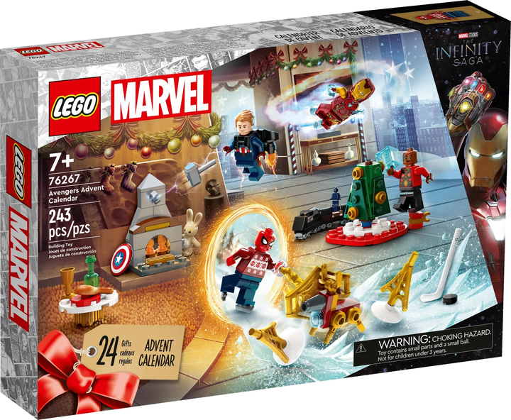Конструктор LEGO Marvel Avengers Новорічний календар 243 деталей (76267) - зображення 1
