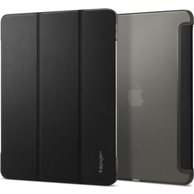 Чехол книжка Spigen Liquid Air Folio со складной крышкой для iPad 12.9 2020-2022 M1/M2, Black - изображение 2