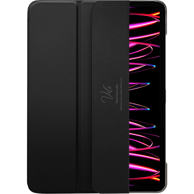 Чехол книжка Spigen Liquid Air Folio со складной крышкой для iPad 12.9 2020-2022 M1/M2, Black - изображение 5
