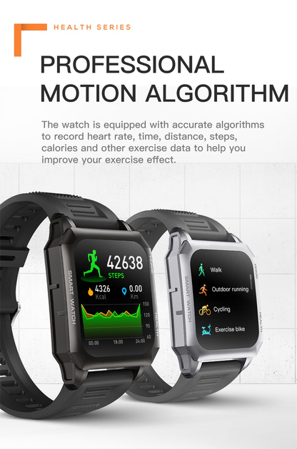 Smartwatch Kumi KU3 Max Czarny (KU-KU3X/BK) - obraz 5