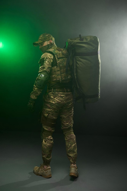 Тактичний рюкзак баул Int чоловічий 100 л хакі М-35306 - зображення 2