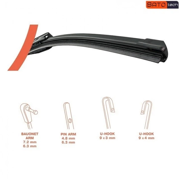 Щетка стеклоочистителя SATO tech (WX550) - изображение 3