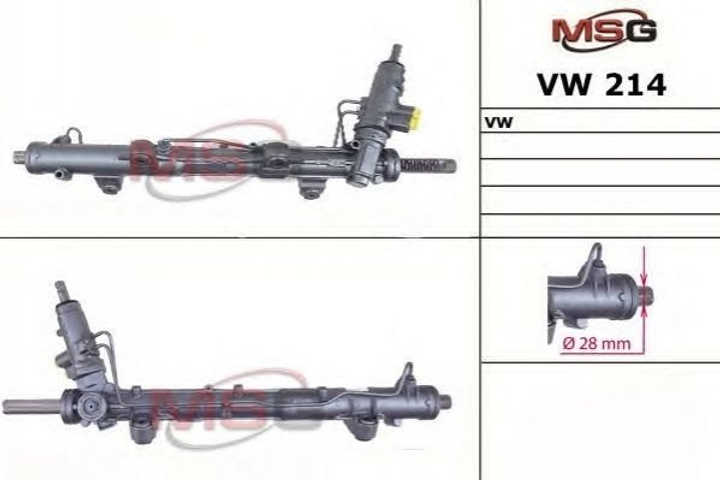 Рульова рейка з ГУР Vw Multivan, Vw Transporter MSG (VW214) - зображення 1