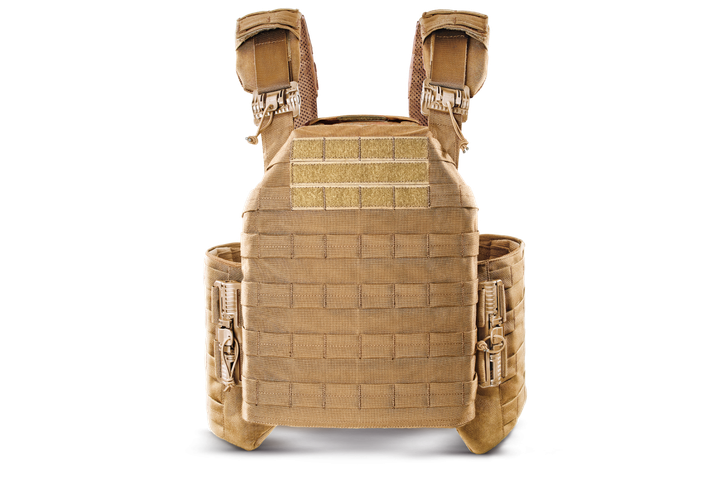 Плитоноска / тактичний жилет Plate Carrier U-WIN PRO зі швидким скиданням 250х300 з камербандами M під балістичні пакети Cordura 500 Койот - изображение 2