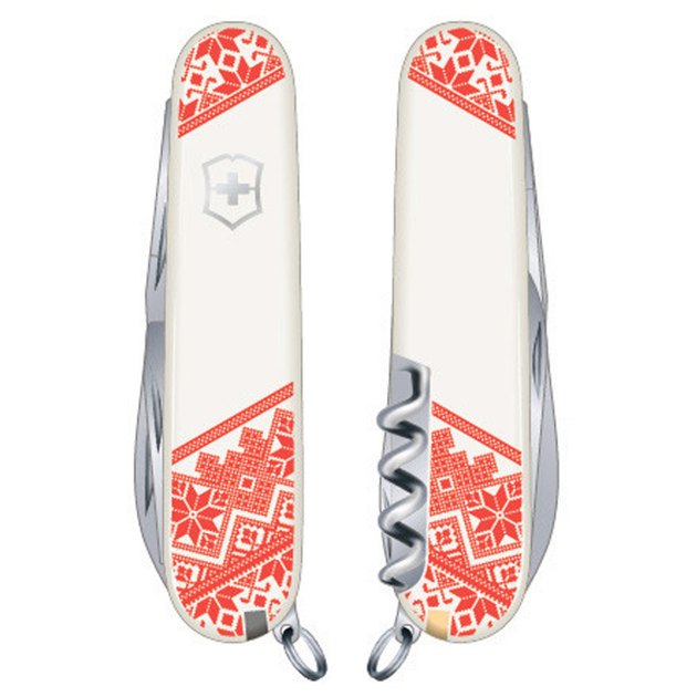 Складной нож Victorinox CLIMBER UKRAINE Вышиванка 1.3703.7_T0051r - изображение 2