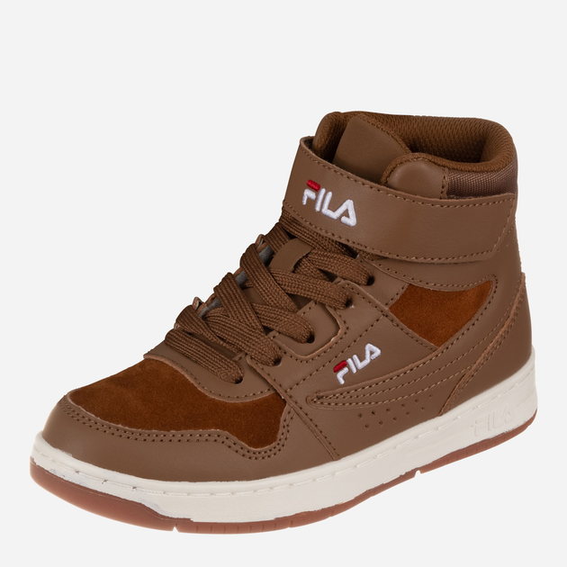 Черевики демісезонні шкіряні дитячі Fila FFK0080-70012 33 21 см Коричневі (8719477713529) - зображення 2