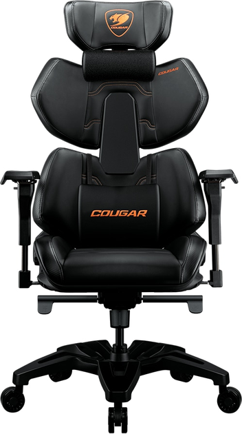 Fotel gamingowy Cougar Termnator 3MTERNXB.0001 Czarny/Pomarańczowy (CGR-TER) - obraz 1