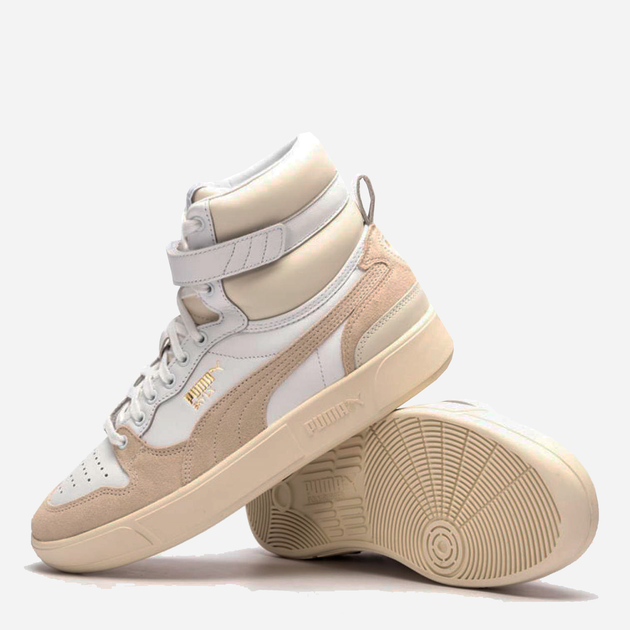 Жіночі черевики високі Puma Sky LX Mid Lux 37287001 38.5 24.5 см Білі (4062451847081) - зображення 7