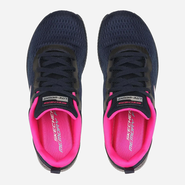 Жіночі кросівки для залу Skechers Bountiful - Quick Path 12607-NVHP 40 (10US) 27 см Темно-сині (194428108735) - зображення 6