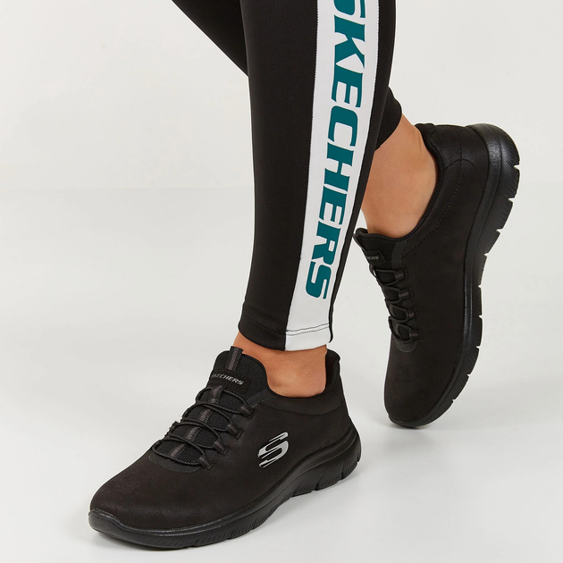 Жіночі снікери Skechers Summits - Itz Bazik 88888301-BBK 40 (10US) 27 см Чорні (193642660982) - зображення 11