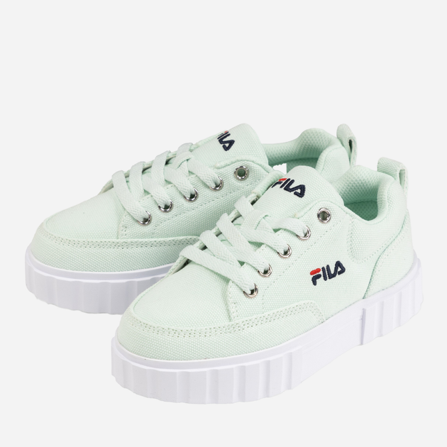Tenisówki dziecięce dla dziewczynki Fila FFK0039-50052 35 22.6 cm Miętowe (8719477785557) - obraz 4