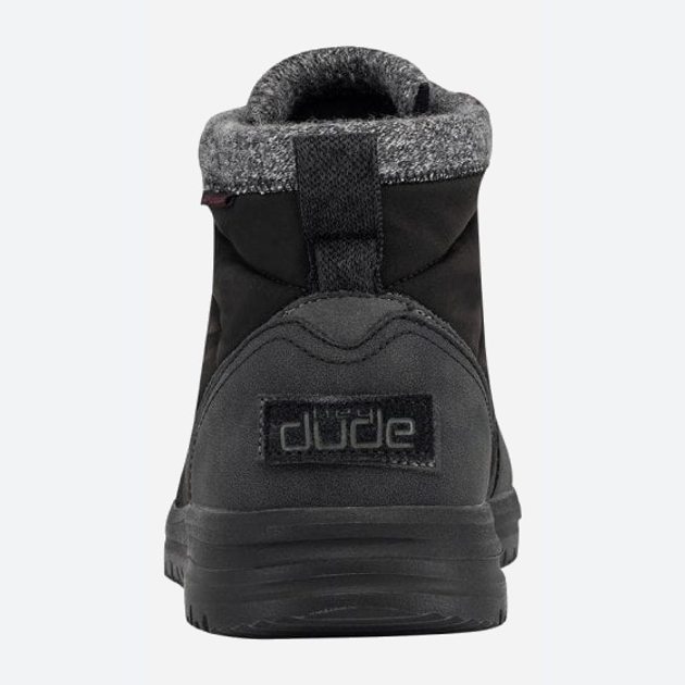 Чоловічі зимові черевики Hey Dude 113334938 44 (11US) 29 см Чорні (8057143029285) - зображення 6
