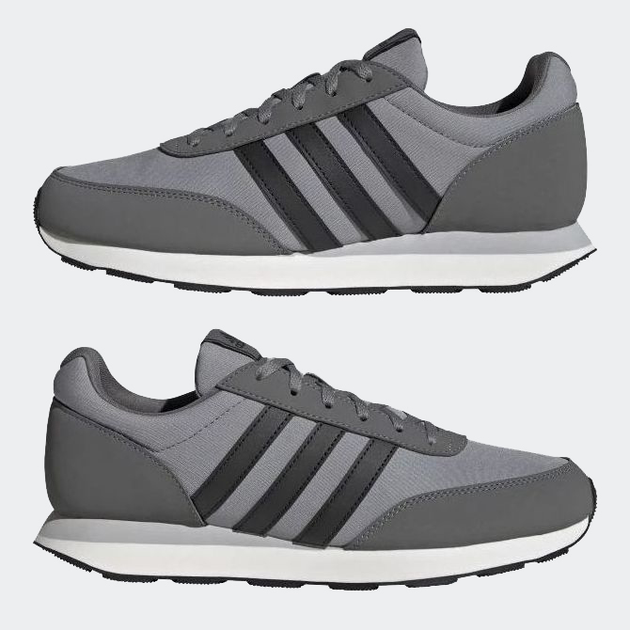 Buty sportowe męskie adidas Run 60S 3.0 HP2259 42 (8UK) 26.5 cm Szare (4066748791590) - obraz 6