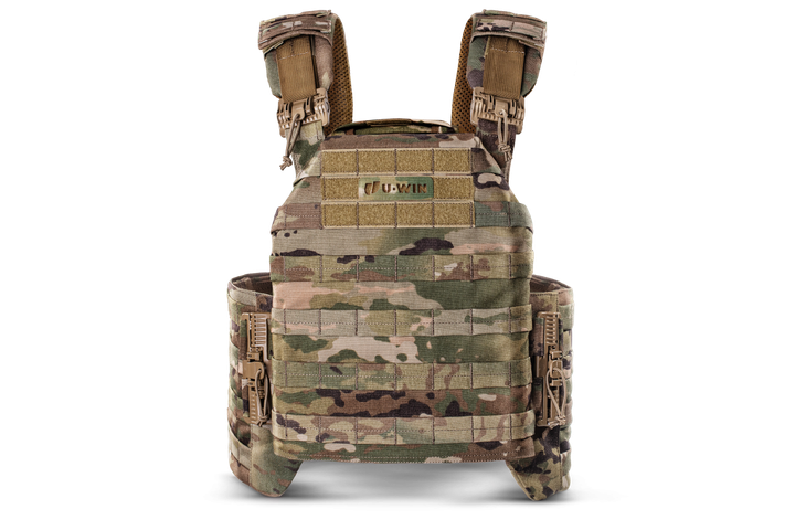 Plate Carrier U-WIN PRO зі швидким скиданням 250х300 з камербандами XL під балістичні пакети Cordura 1000 Мультикам - зображення 2