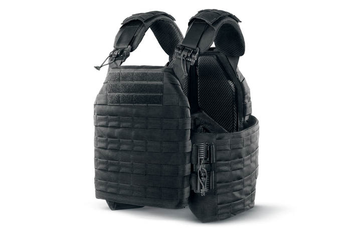 Plate Carrier U-WIN PRO зі швидким скиданням 260х330 з камербандами XL під балістичні пакети Cordura 500 Чорний - зображення 1