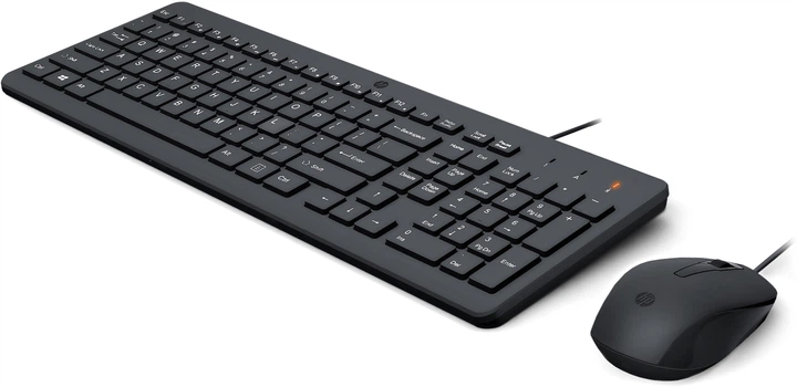 Zestaw przewodowy HP 150 EN USB Black (240J7AA) - obraz 2