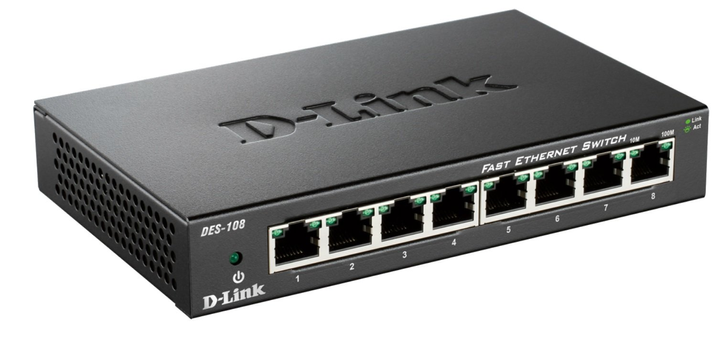 Przełącznik D-Link DES-108/E Switch - obraz 2