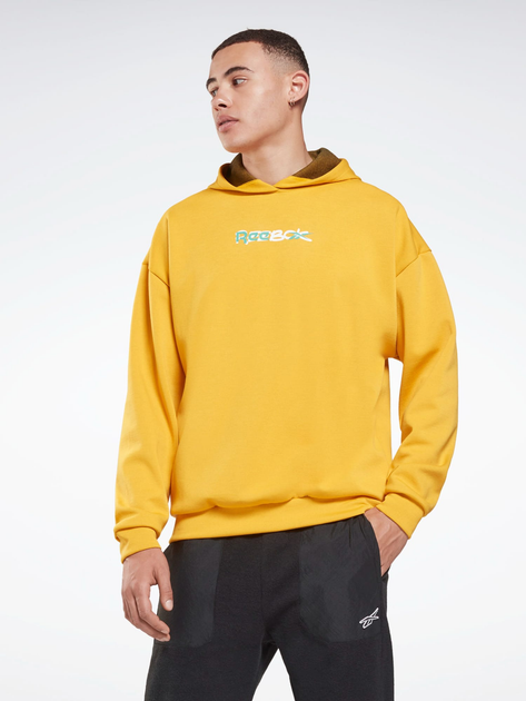 Yellow hotsell reebok hoodie