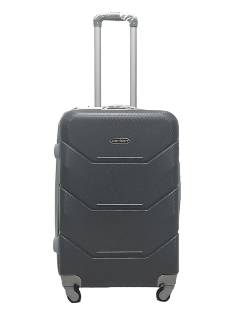 Чемодан средний M пластиковый Carbon 147C 80л Серый от продавца: Happy ...