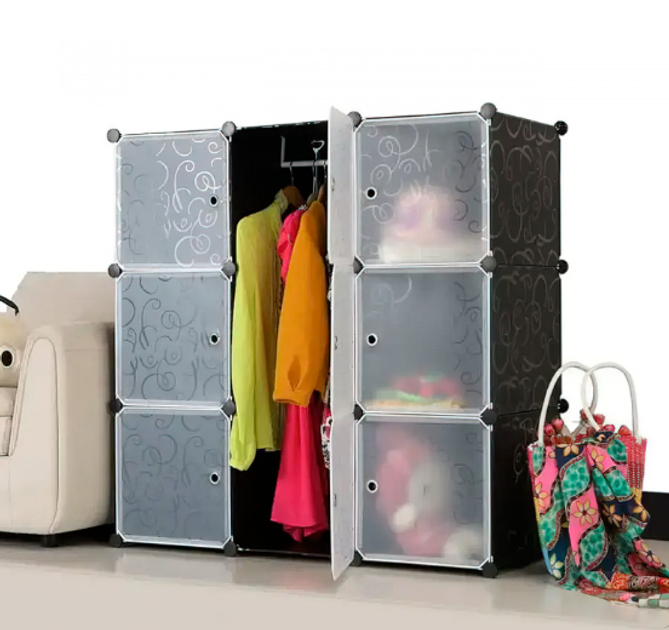 Складной шкаф 110х110х35 см Storage Cube Cabinet MP 39-61 органайзер для вещей (IS33) - изображение 2