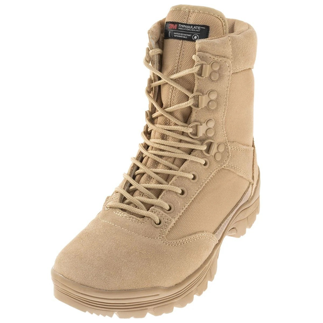 Тактические сапоги Mil-Tec Tactical Boots With YKK Zipper Хаки Размер 46 - изображение 2