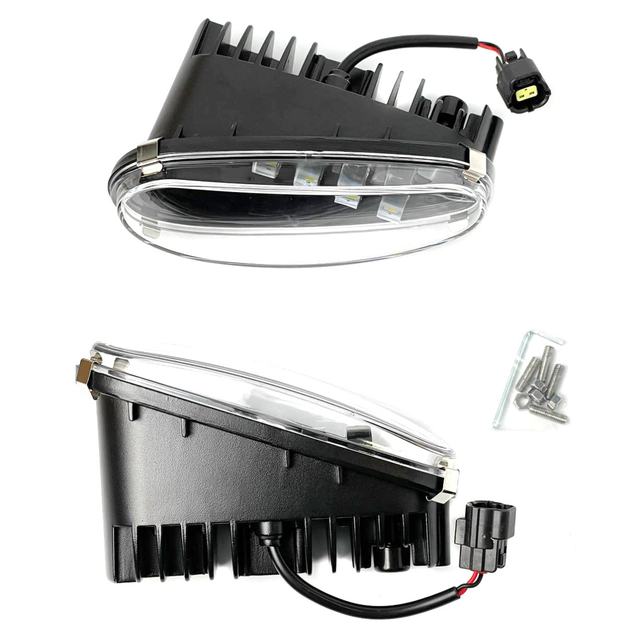 Противотуманные фары LED Daewoo Lanos 40W Линзованные Алюминиевый корпус IP67 (GFW01W) - изображение 2