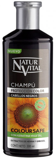 Шампунь Naturaleza Y Vida Colorsafe Shampoo Black 300 мл (8414002740086) - зображення 1