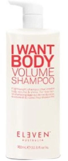 Szampon do oczyszczania włosów Eleven I Want Body Volume Shampoo 1000 ml (9346627002562) - obraz 1