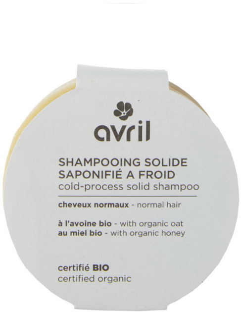 Szampon Avril Normal Hair Cold-process Solid Shampoo 100 g Certified Organic (3662217011742) - obraz 1