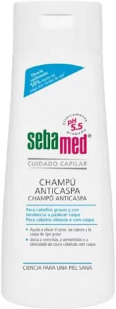 Шампунь проти лупи Sebamed Dermatological Shampoo 200 мл (4103040117199) - зображення 1