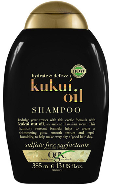 Szampon nawilżający i wygładzający włosy Ogx Kukui Oil Anti-Frizz Hair Shampoo 385 ml (22796974211) - obraz 1