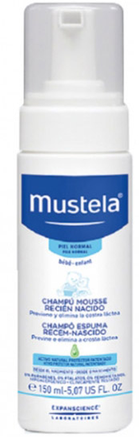 Szampon Mustela Foam Shampoo For Newborns 150 ml (3504105034382) - obraz 1