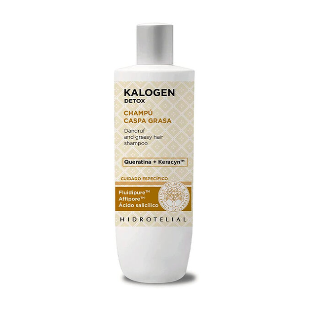 Шампунь проти лупи Hidrotelial Kalogen Oily Dandruff Shampoo 400 мл (8437003508479) - зображення 2