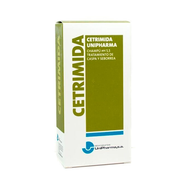 Шампунь проти лупи Unipharma Cetrimida Ph5.5 Shampoo 200 мл (8470002526013) - зображення 2