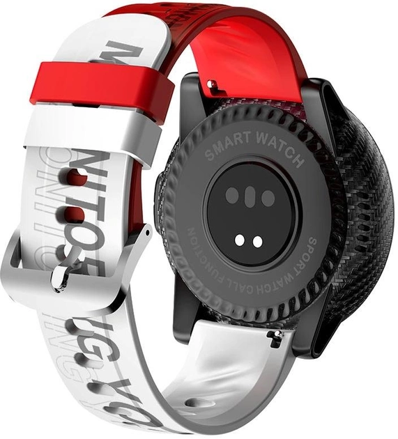 Smartwatch Kumi M1 Czerwony (KU-M1/RD) - obraz 2
