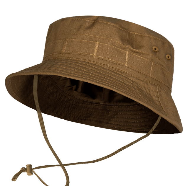 Панама тактическая универсальная маскировочный головной убор для спецслужб 60 Коричневый TR_5873.60 - изображение 1