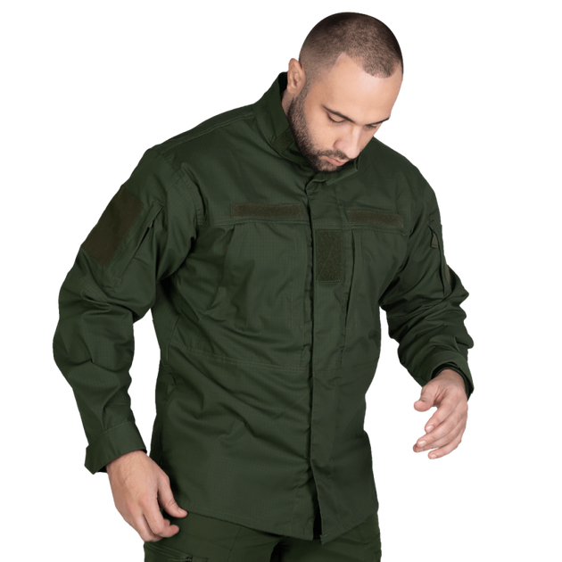 Китель тактический полевая уставная куртка для силовых структур KOMBAT L Олива TR_6526L - изображение 2