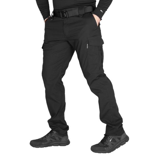 Штаны тактические полевые износостойкие штаны для силовых структур S Черный TR_5855S - изображение 2