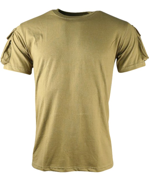 Футболка мужская тактическая полевая повседневная футболка для спецсужб S койот TR_kb-tts-coy-s - изображение 1