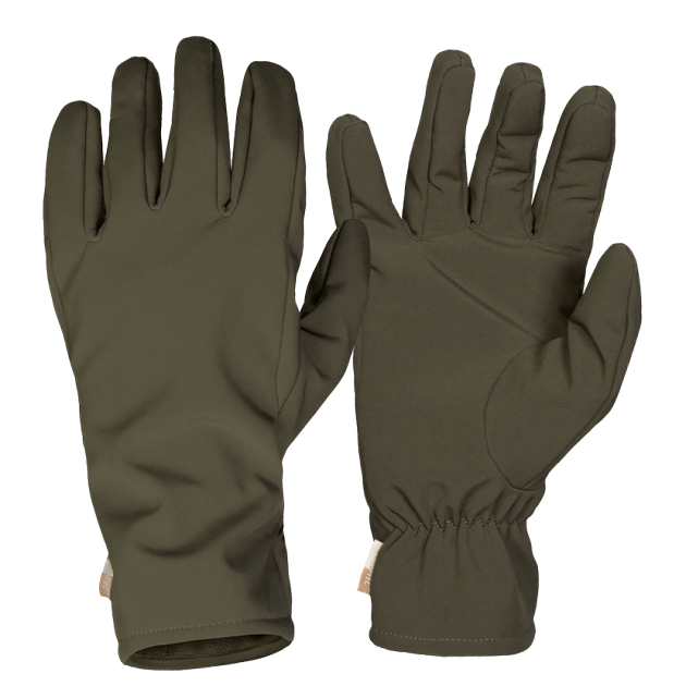 Рукавички тактичні польові універсальні рукавиці для мисливців та силових структур M Оліва TR_5877M - зображення 1