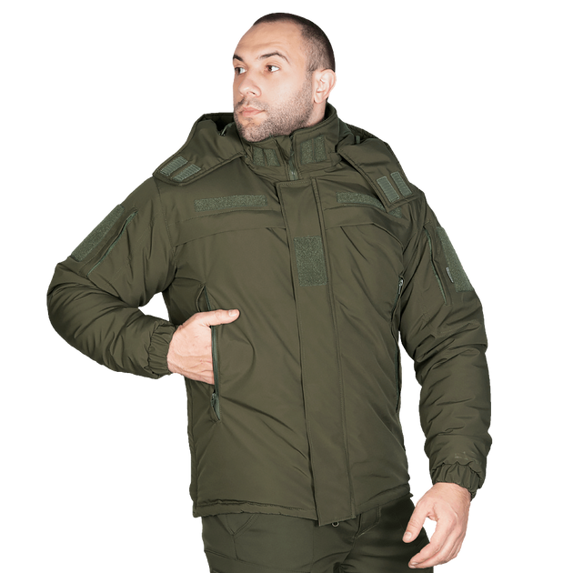 Куртка тактична зносостійка польова теплий верх для силових структур S Олива TR_6657S - зображення 2