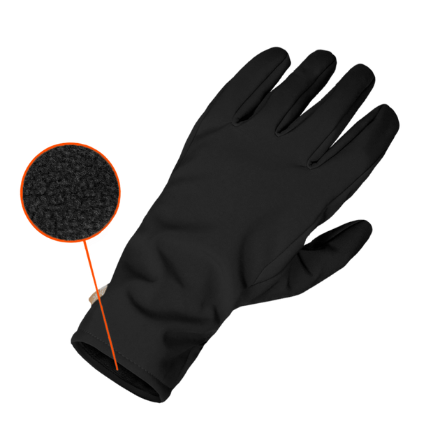 Перчатки тактические полевые универсальные рукавицы для охотников и силовых структур L Черный TR_880L - изображение 2