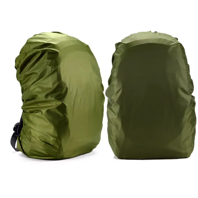 Чехол на рюкзак зеленый кавер 34 -45 л - изображение 1
