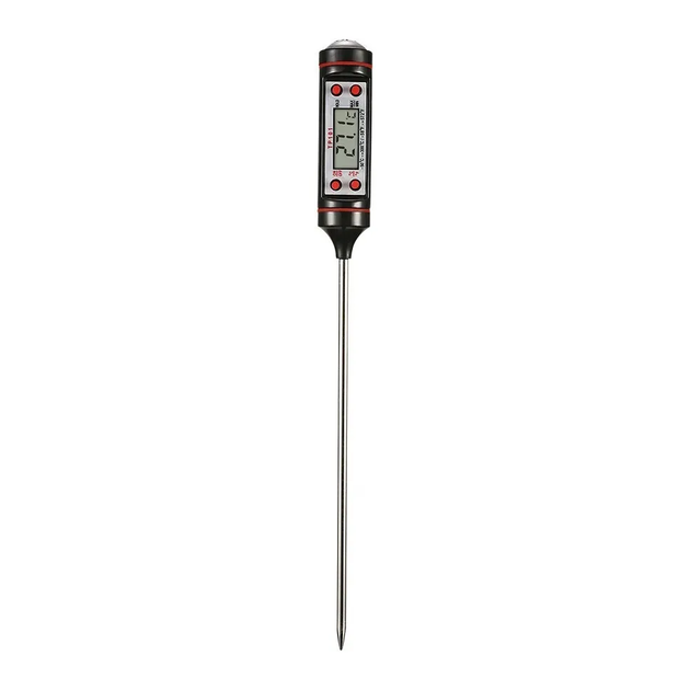 Термометр кулинарный кухонный градусник с щупом для жарки гриля мяса барбекю Черный - Фото 7 Термометр кулинарный кухонный градусник с щупом для жарки гриля мяса барбекю Черный - изображение 7