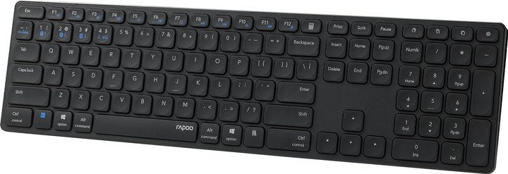 Klawiatura bezprzewodowa RAPOO E9800M Blade Multi-mode Wireless Szara (217369) - obraz 4